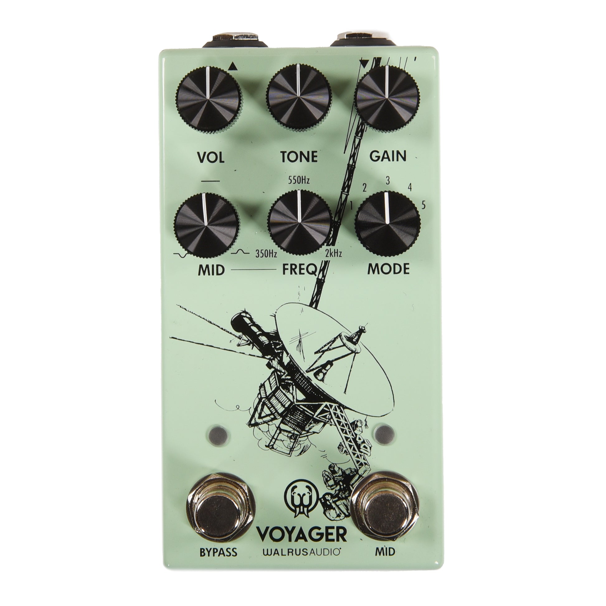 Walrus Audio Voyager Pre-Amp/Overdrive MKII Pedal Seafoam Effects and Pedals / Overdrive and Boost