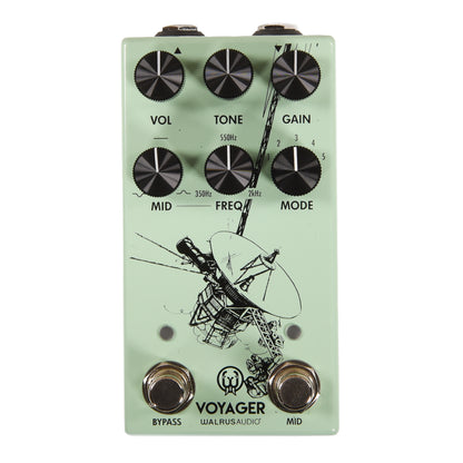 Walrus Audio Voyager Pre-Amp/Overdrive MKII Pedal Seafoam Effects and Pedals / Overdrive and Boost