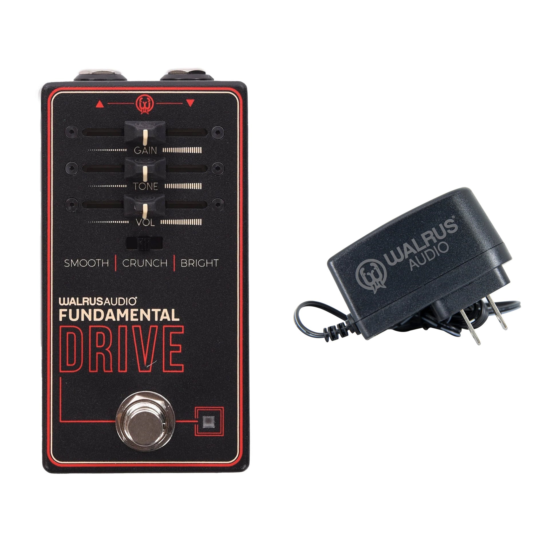 Walrus Fundamental Series Overdrive Pedal and Finch Power Supply Bundle Effects and Pedals / Overdrive and Boost
