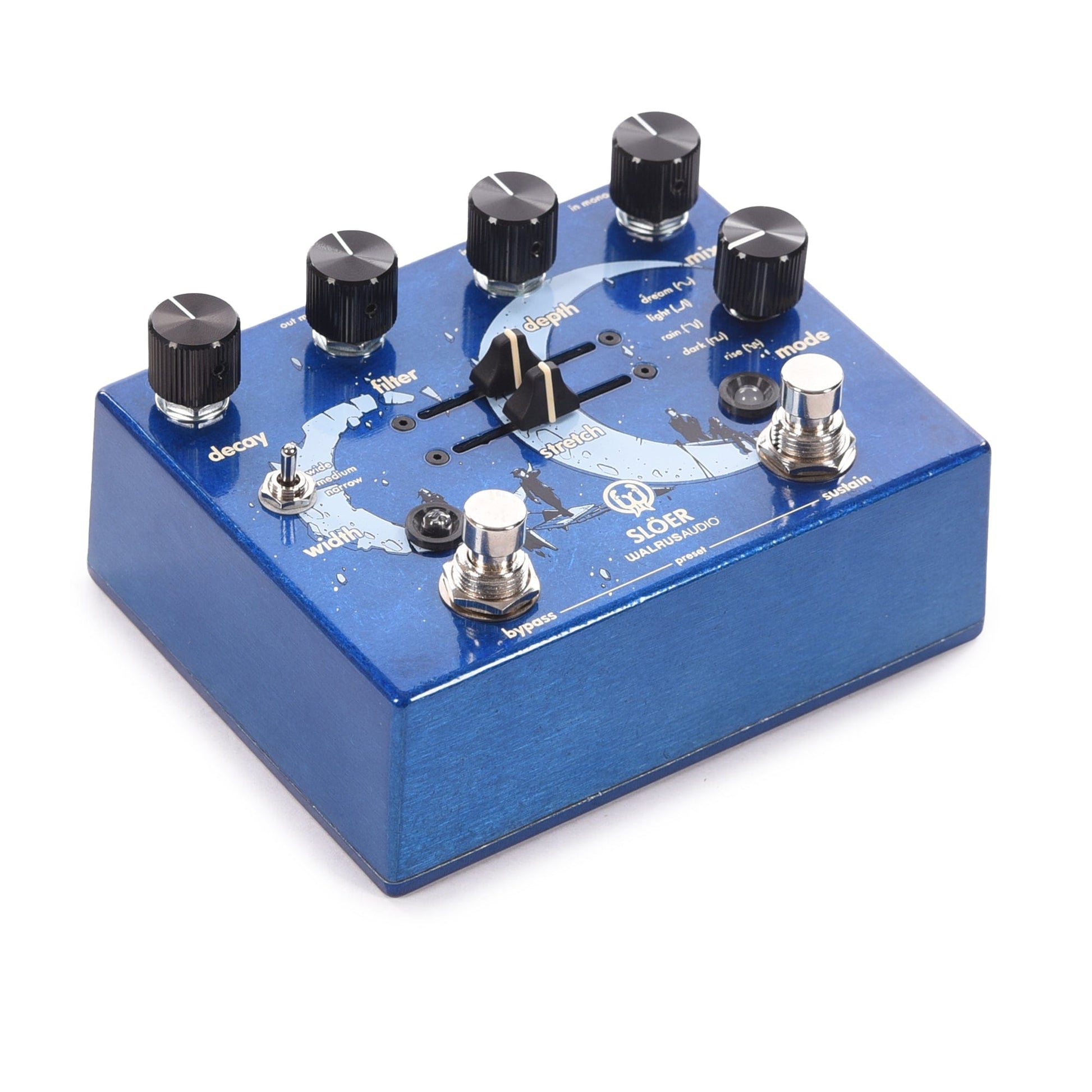 Walrus Audio SLÖER Stereo Ambient Reverb Pedal Blue – Chicago Music ...