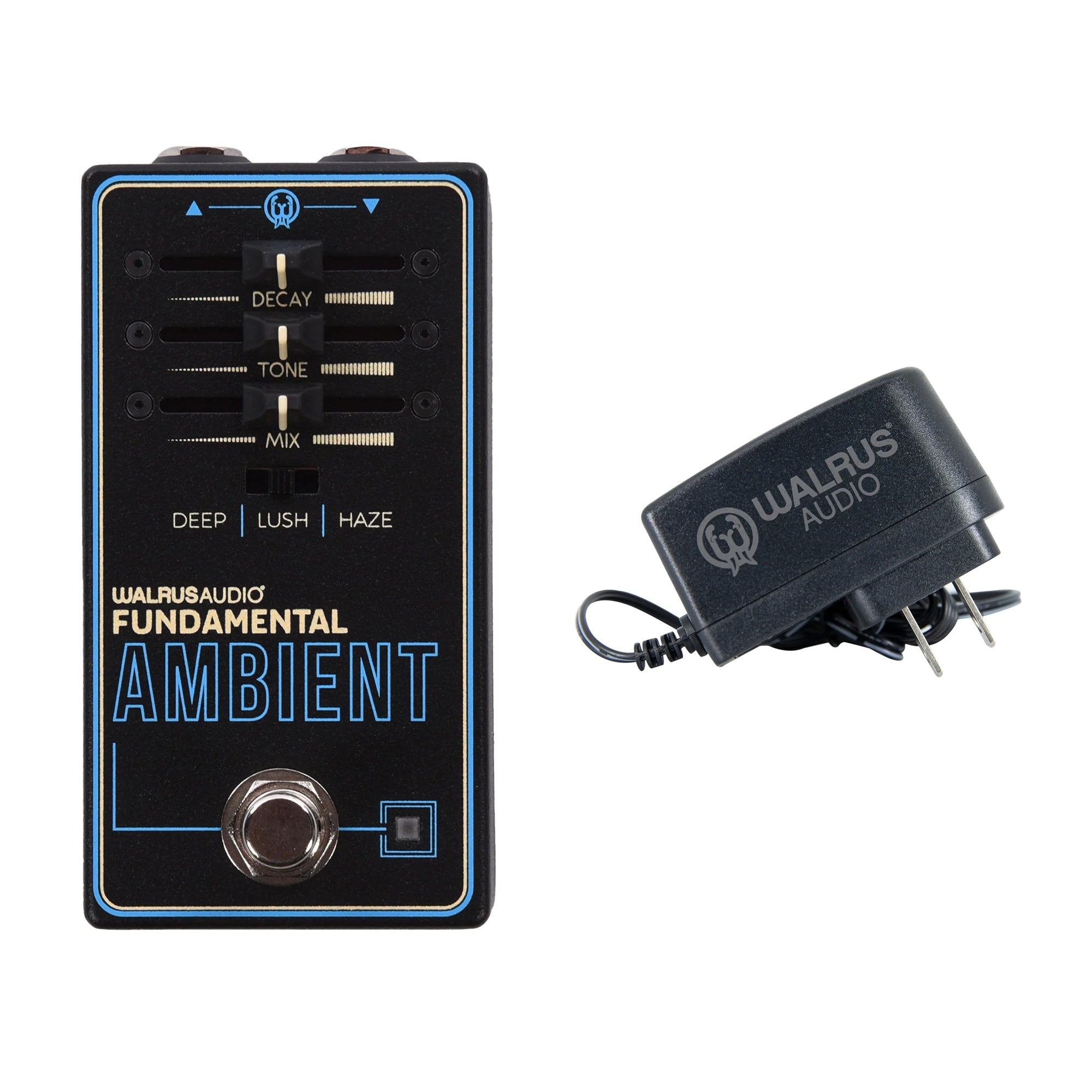 Walrus Fundamental Series Ambient Reverb Pedal and Finch Power Supply Bundle Effects and Pedals / Reverb