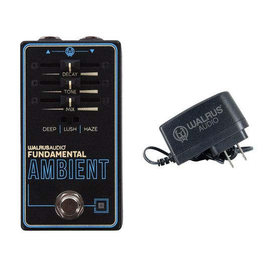 Walrus Fundamental Series Ambient Reverb Pedal and Finch Power Supply Bundle Effects and Pedals / Reverb