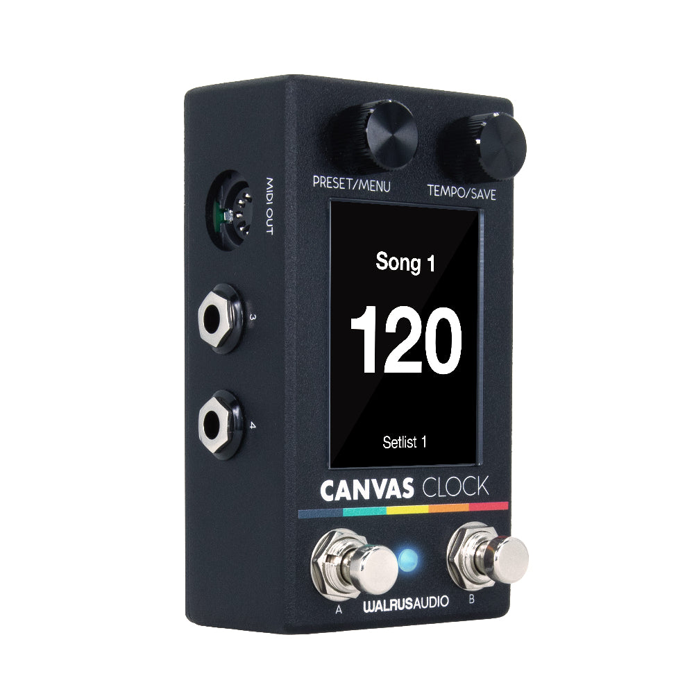 Walrus Audio Canvas MIDI Clock Pedal Pro Audio / DI Boxes
