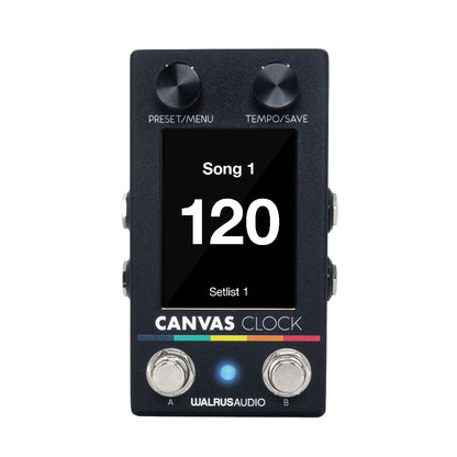 Walrus Audio Canvas MIDI Clock Pedal Pro Audio / DI Boxes