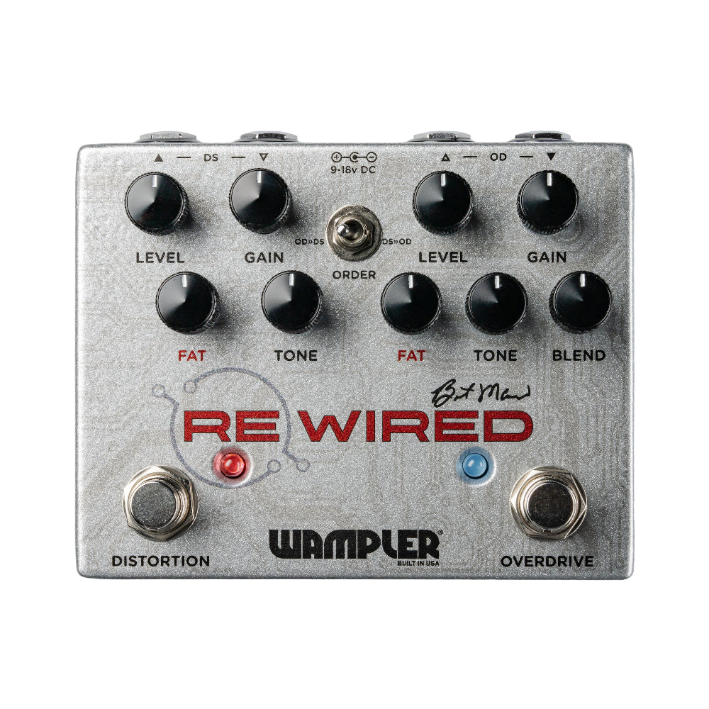 Wampler Rewired Brent Mason Signature Overdrive and Distortion Pedal Effects and Pedals / Distortion
