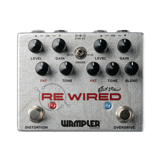 Wampler Rewired Brent Mason Signature Overdrive and Distortion Pedal Effects and Pedals / Distortion
