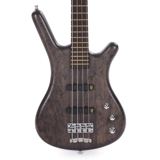 Warwick Pro Series Corvette Standard Active Ash Nirvana Black Transparent Satin Bass Guitars / 4-String