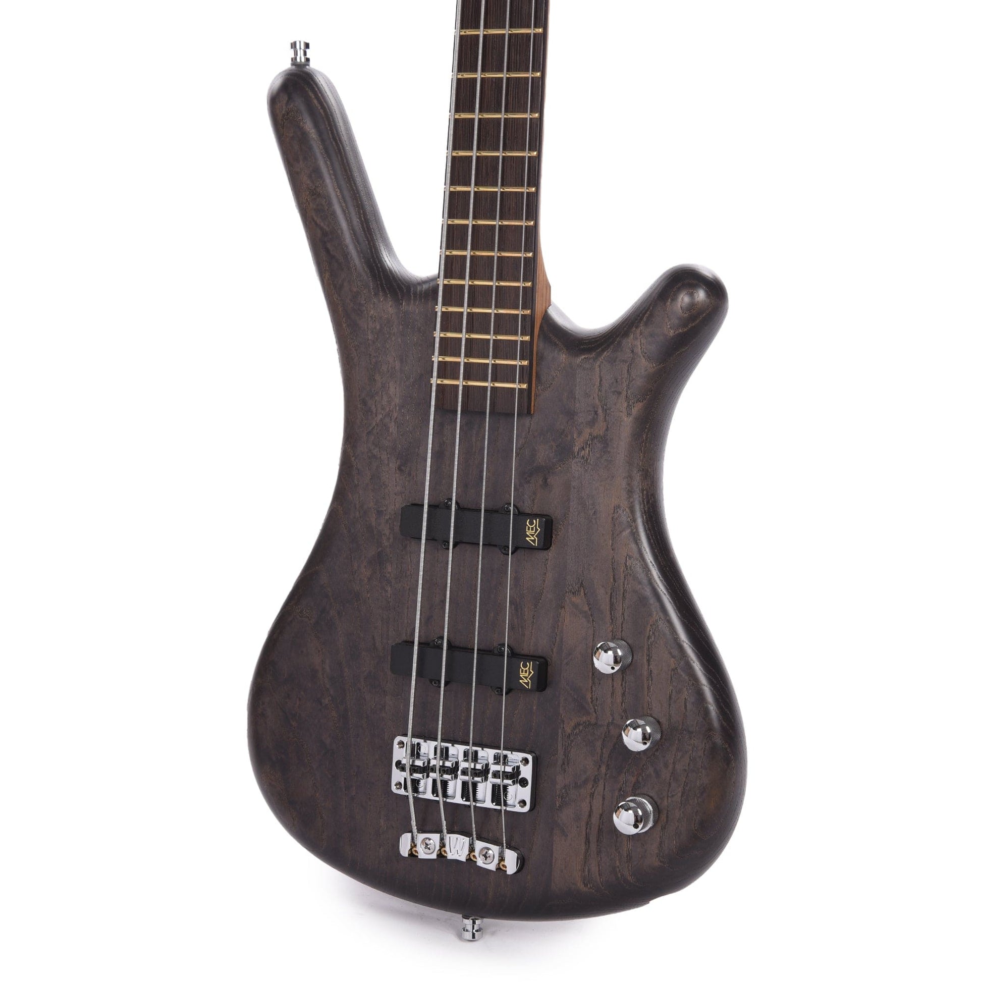 Warwick Pro Series Corvette Standard Active Ash Nirvana Black Transparent Satin Bass Guitars / 4-String