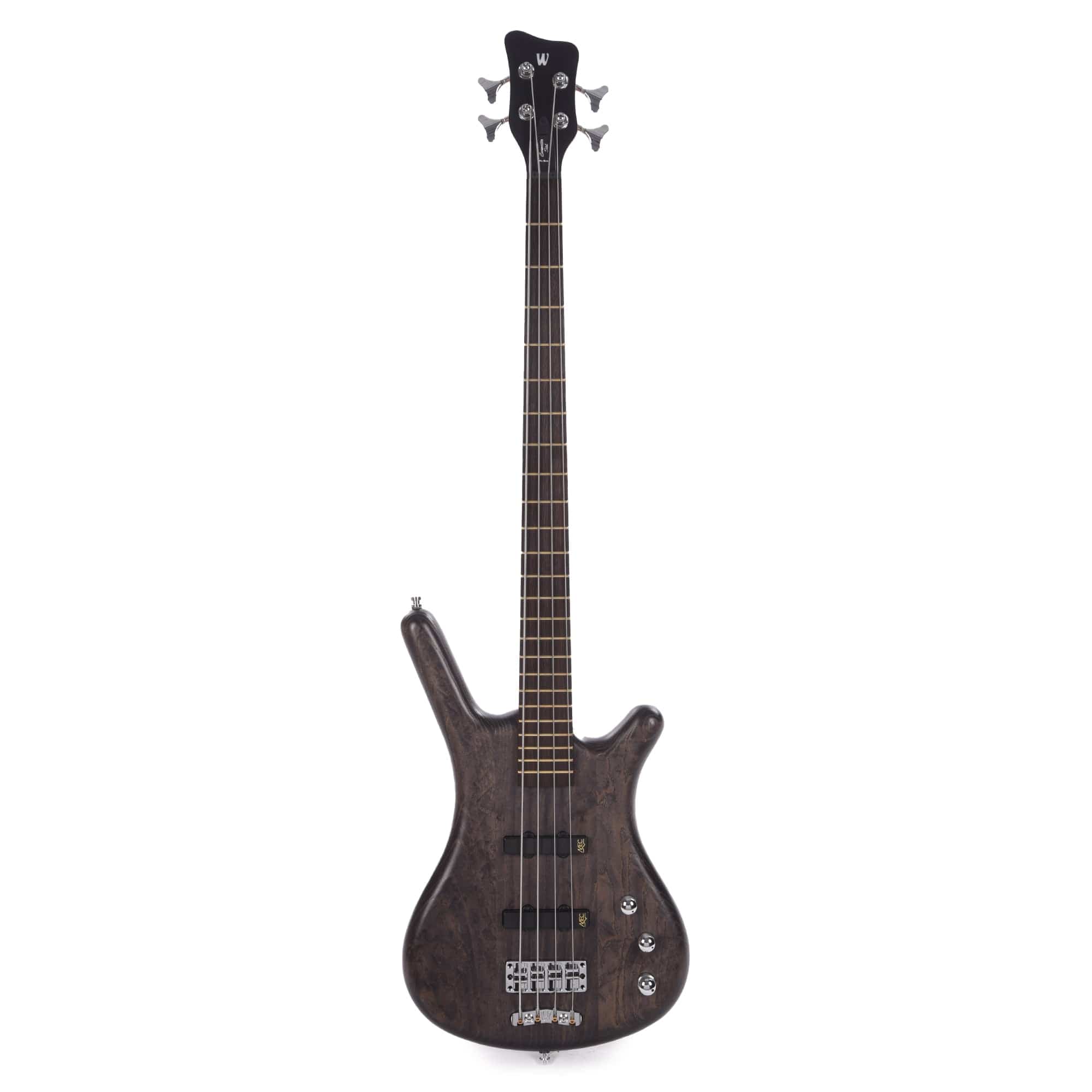 Warwick Pro Series Corvette Standard Active Ash Nirvana Black Transparent Satin Bass Guitars / 4-String