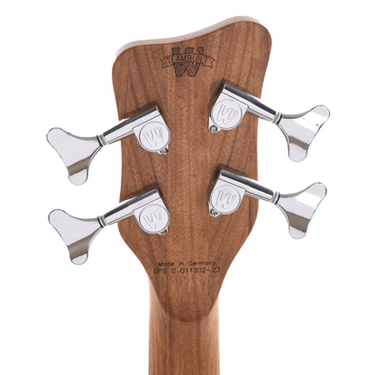 Warwick Pro Series Corvette Standard Active Ash Nirvana Black Transparent Satin Bass Guitars / 4-String