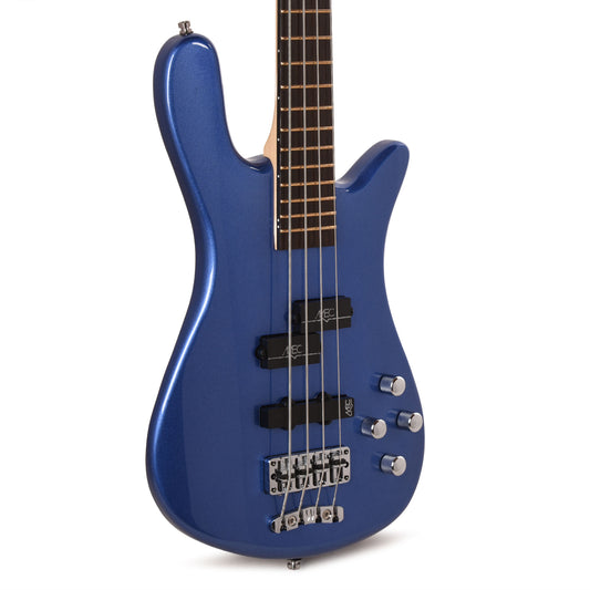 Warwick RockBass Streamer LX 4-String Metallic Blue High Polish Bass Guitars / 4-String