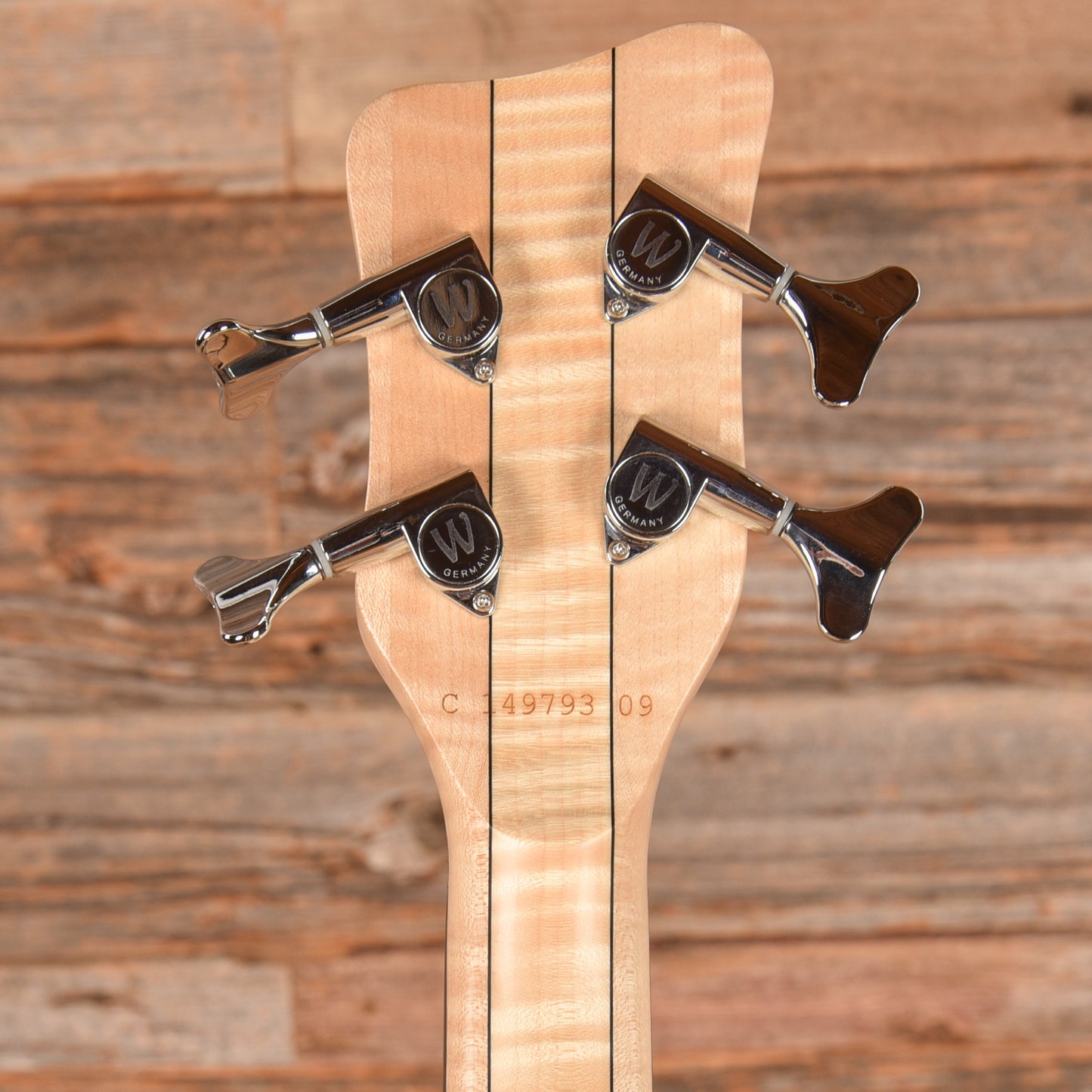 Warwick Star Bass II Fretless Natural 2009 Bass Guitars / 4-String