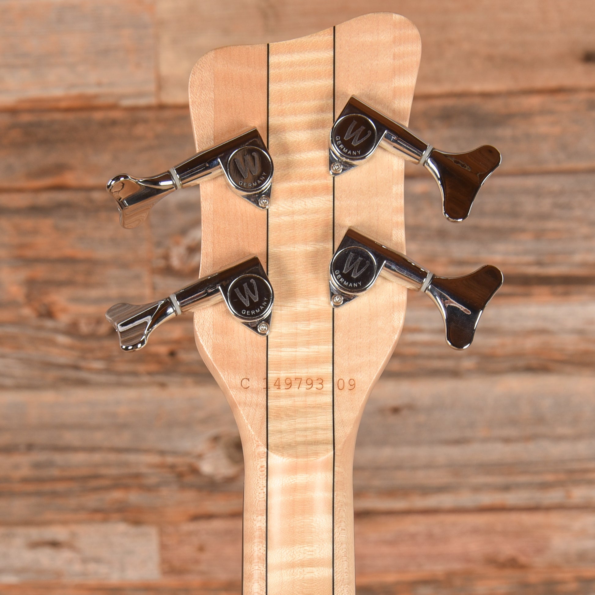 Warwick Star Bass II Fretless Natural 2009 Bass Guitars / 4-String