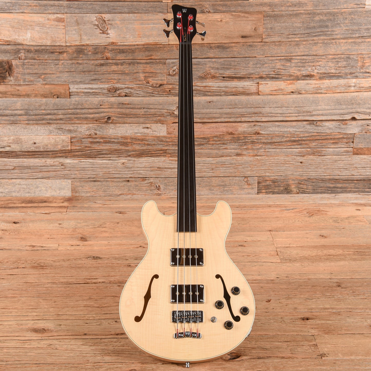 Warwick Star Bass II Fretless Natural 2009 Bass Guitars / 4-String