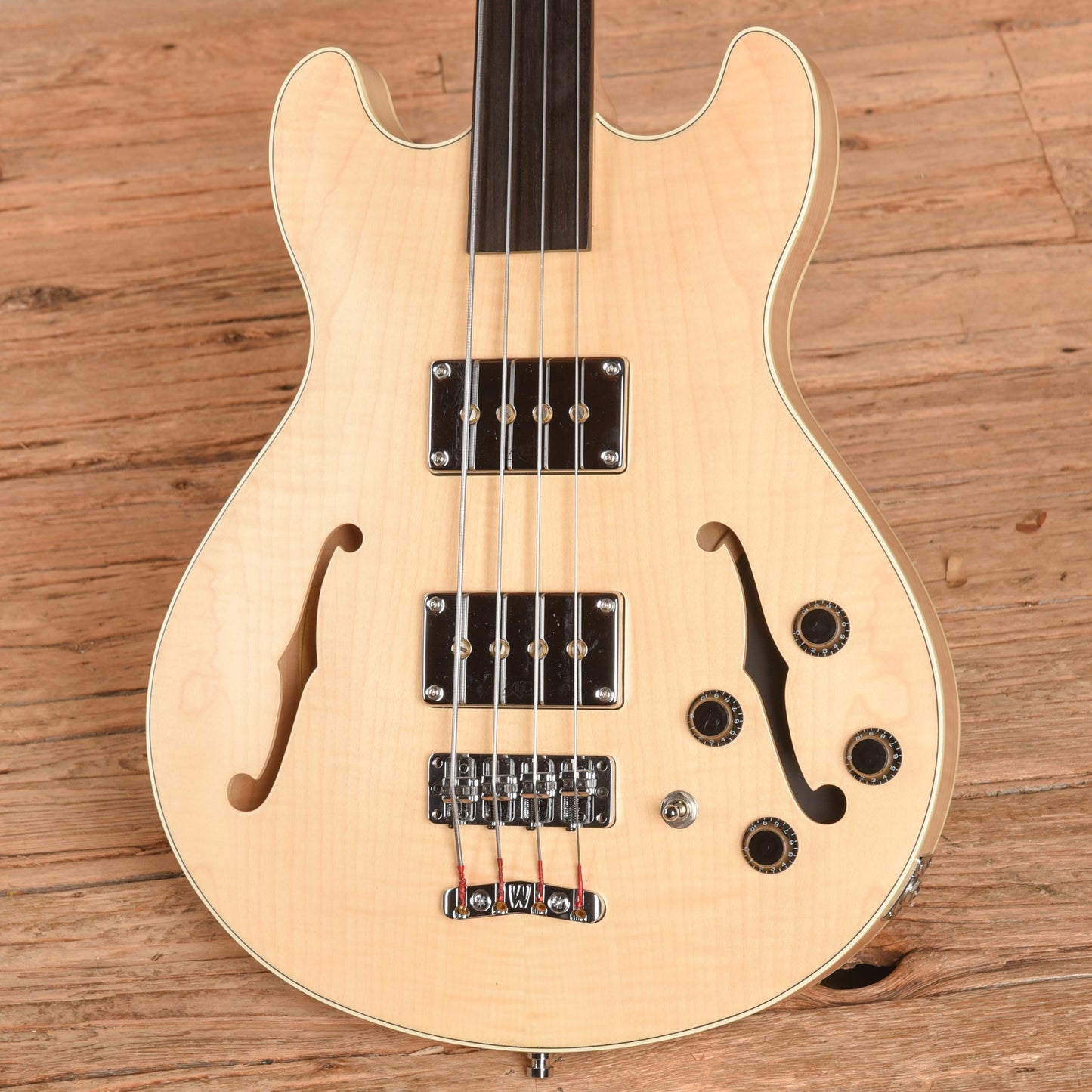 Warwick Star Bass II Fretless Natural 2009 Bass Guitars / 4-String