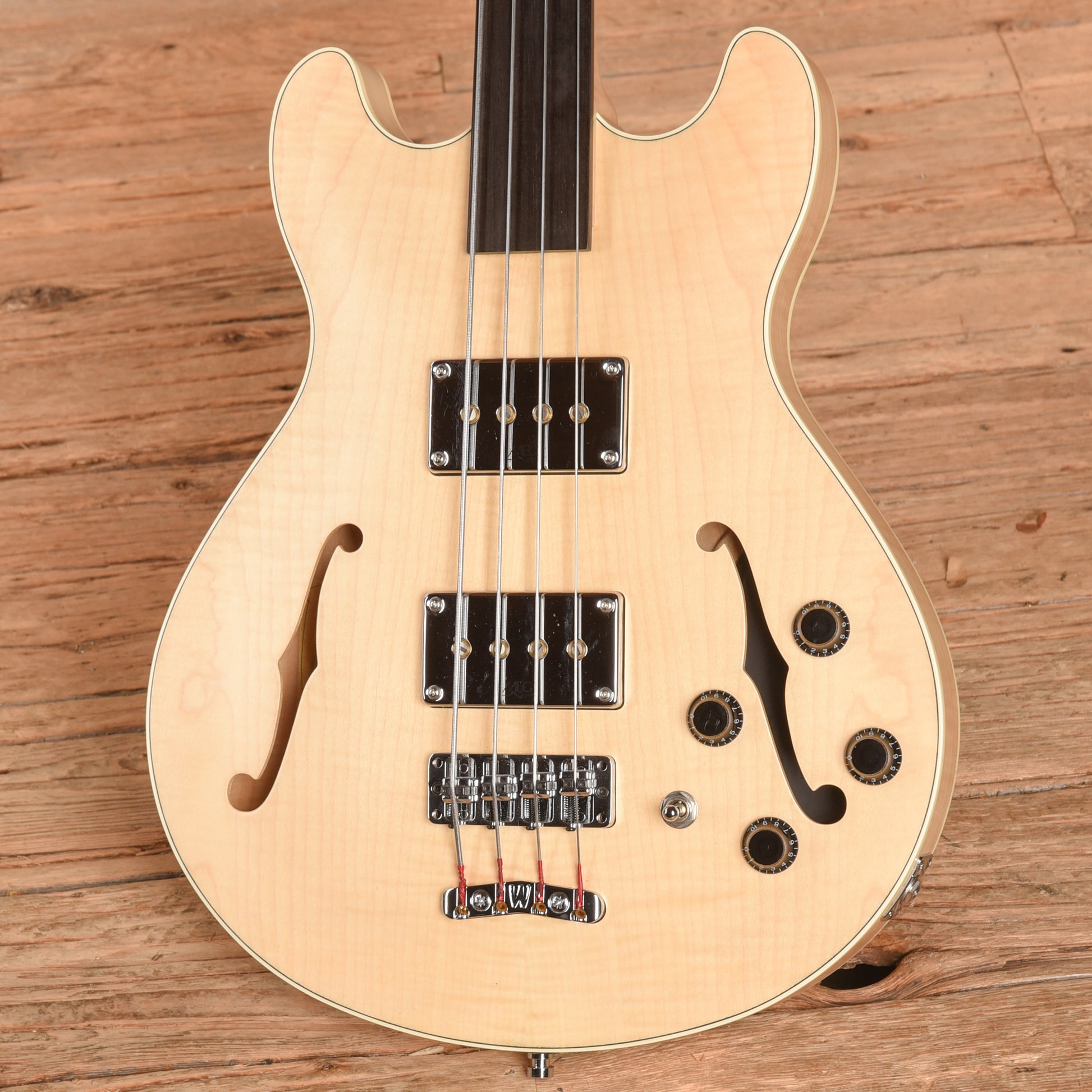 Warwick Star Bass II Fretless Natural 2009 Bass Guitars / 4-String
