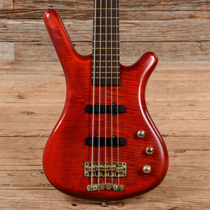 Warwick Corvette Proline 5 Red 2002 Bass Guitars / 5-String or More