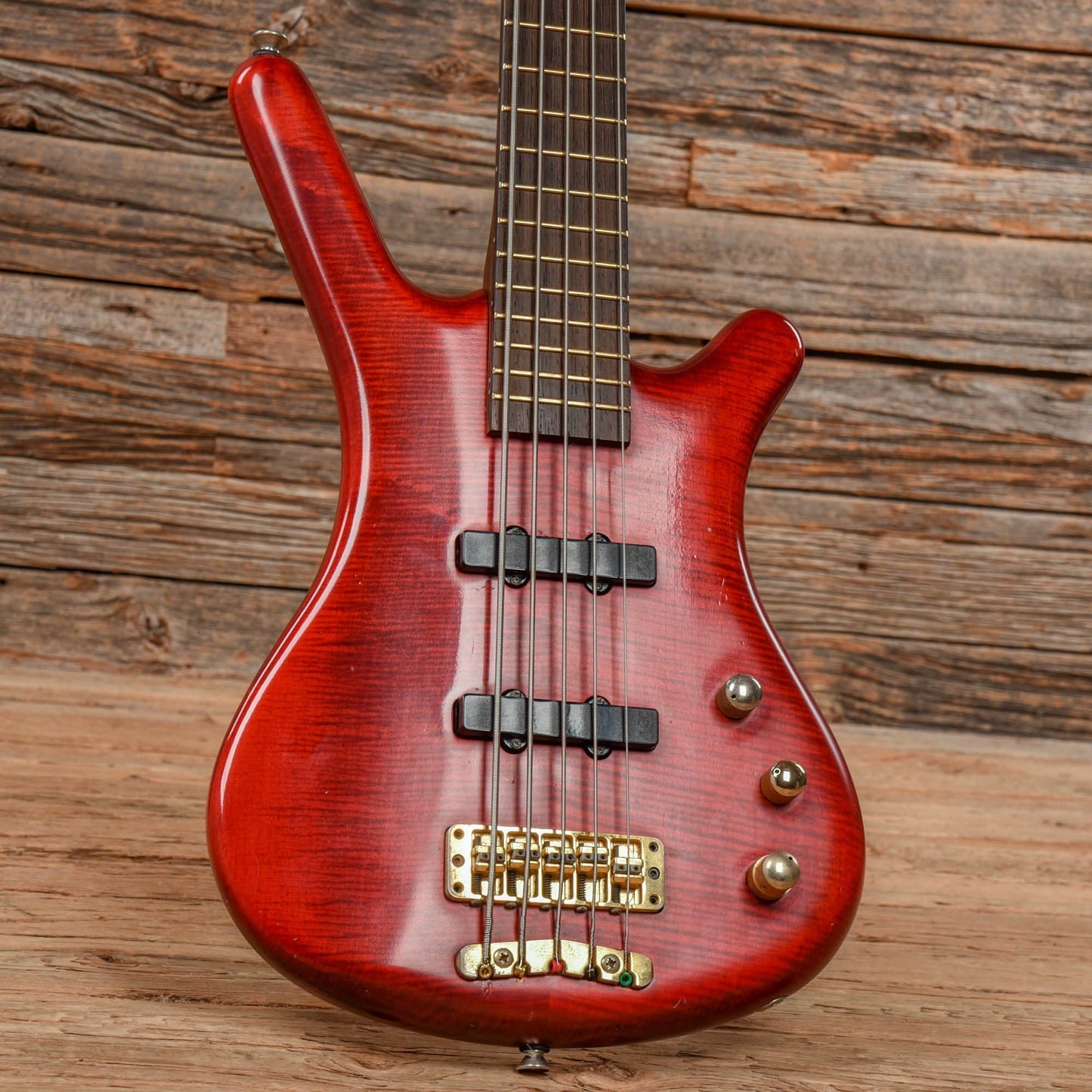 Warwick Corvette Proline 5 Red 2002 Bass Guitars / 5-String or More