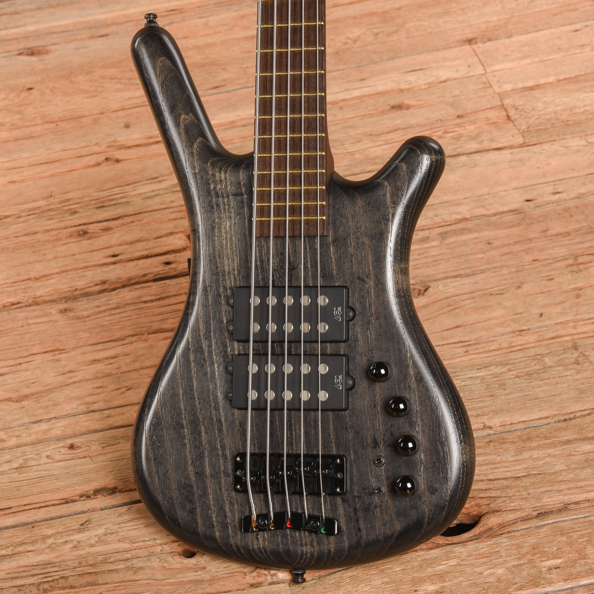 Warwick Custom Shop Masterbuilt Corvette $$ 5-String Transparent Black 2016 Bass Guitars / 5-String or More