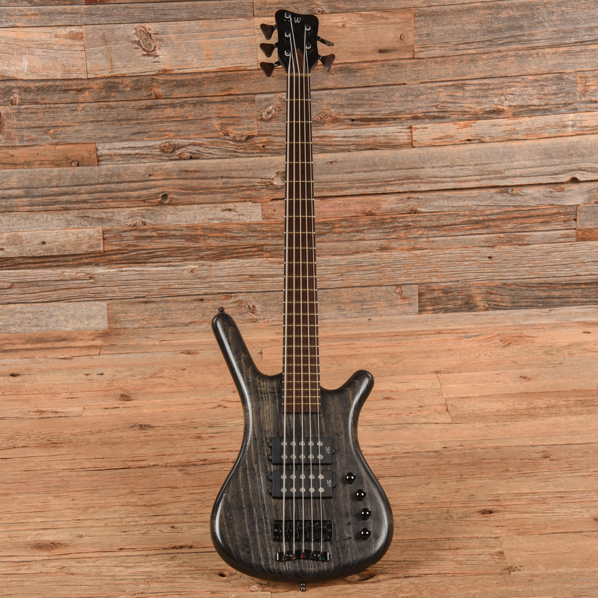 Warwick Custom Shop Masterbuilt Corvette $$ 5-String Transparent Black 2016 Bass Guitars / 5-String or More