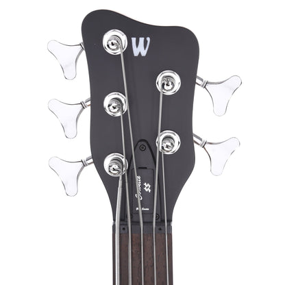 Warwick Pro Series Corvette $$ 5-String Nirvana Black Transparent Satin Bass Guitars / 5-String or More