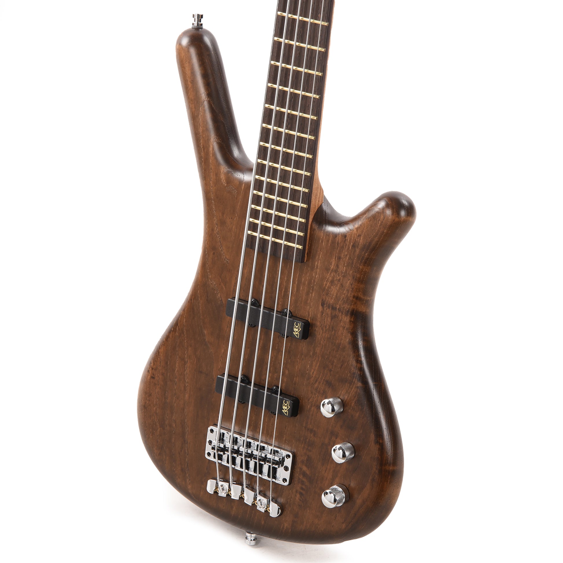 Warwick Pro Series Corvette Standard 5-String Active Ash Nirvana Black Transparent Satin Bass Guitars / 5-String or More