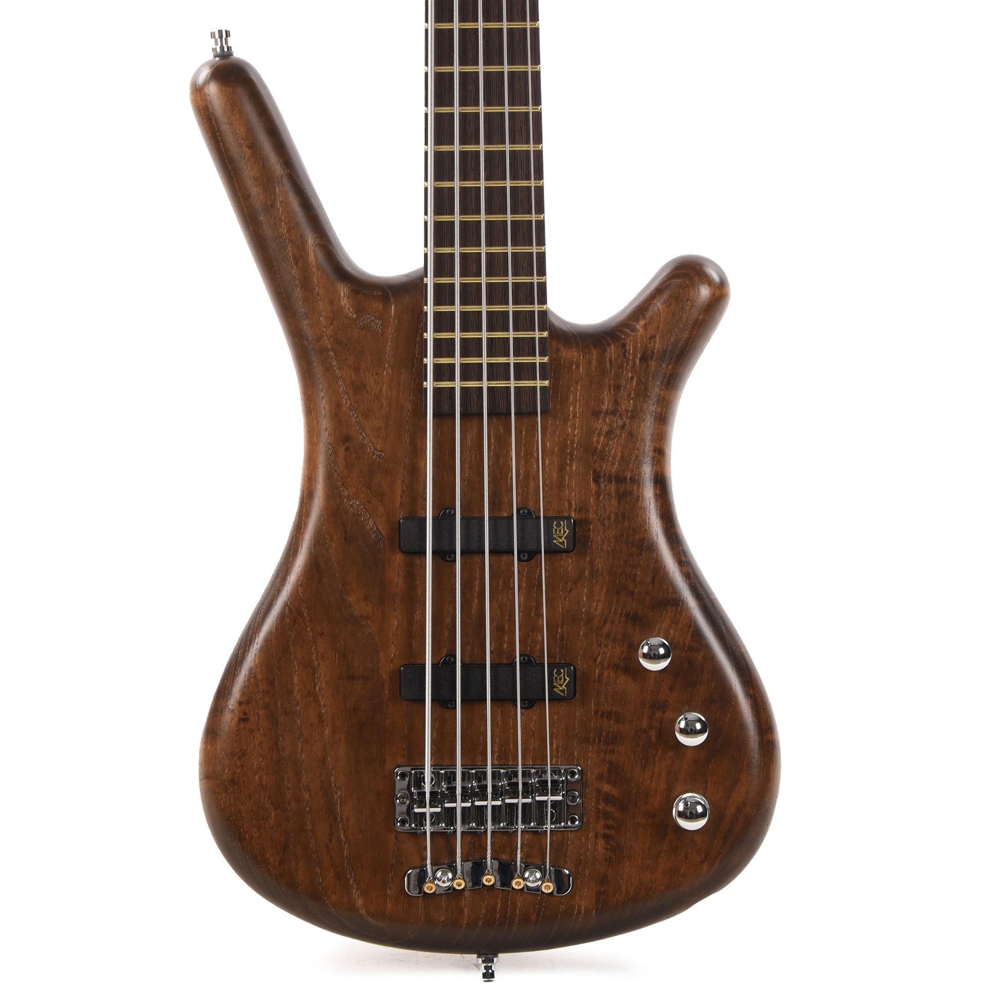 Warwick Pro Series Corvette Standard 5-String Active Ash Nirvana Black Transparent Satin Bass Guitars / 5-String or More