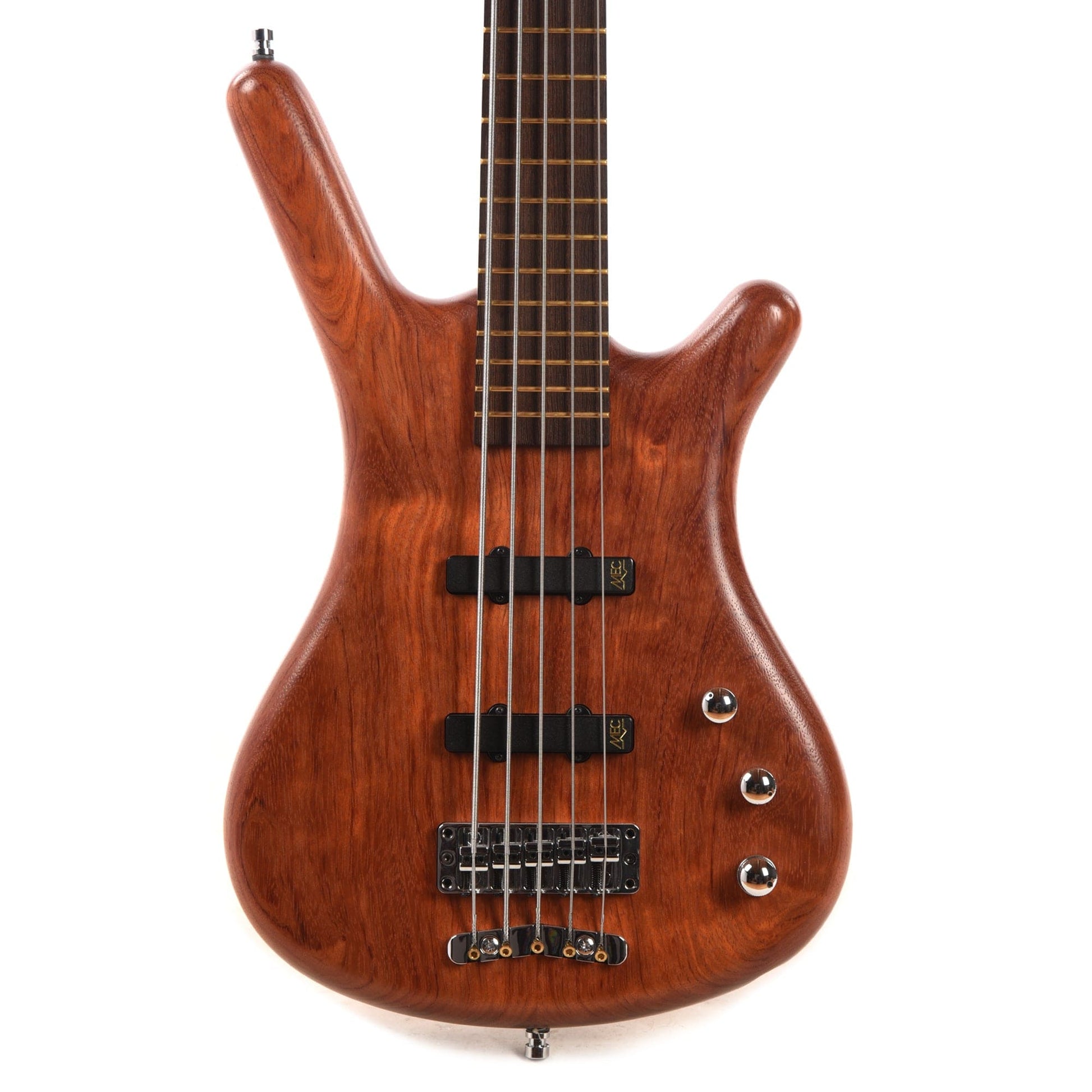 Warwick Pro Series Corvette Standard 5-String Active Bubinga Natural Transparent Satin Bass Guitars / 5-String or More