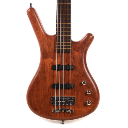 Warwick Pro Series Corvette Standard 5-String Active Bubinga Natural Transparent Satin Bass Guitars / 5-String or More