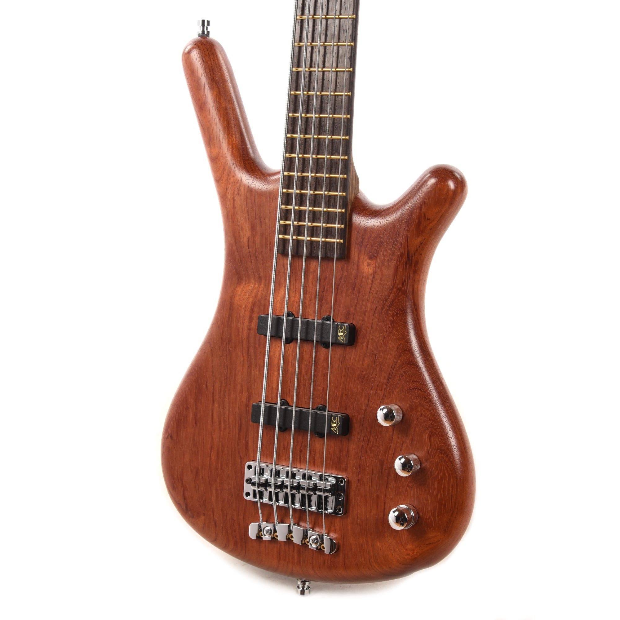 Warwick Pro Series Corvette Standard 5-String Active Bubinga Natural Transparent Satin Bass Guitars / 5-String or More