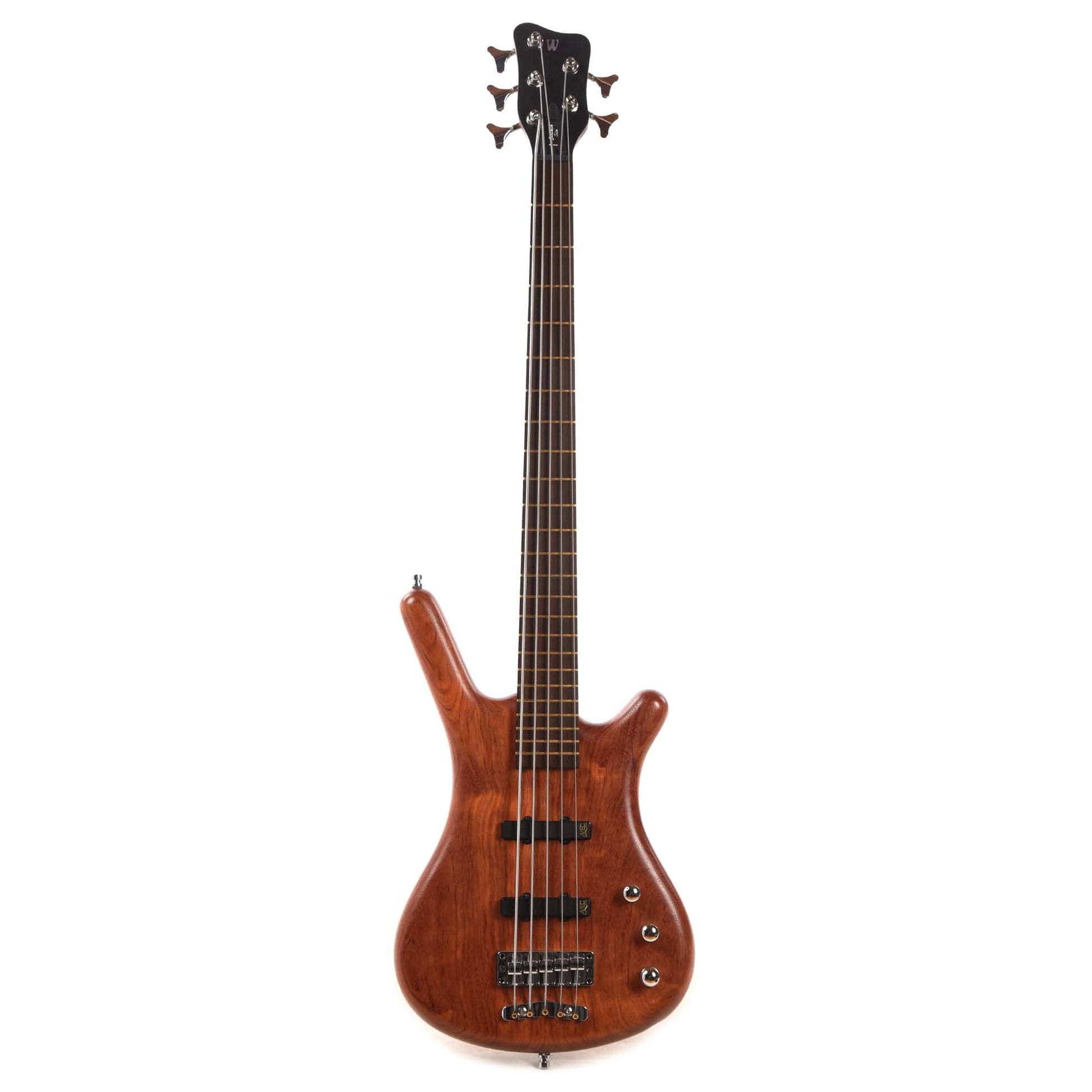Warwick Pro Series Corvette Standard 5-String Active Bubinga Natural Transparent Satin Bass Guitars / 5-String or More