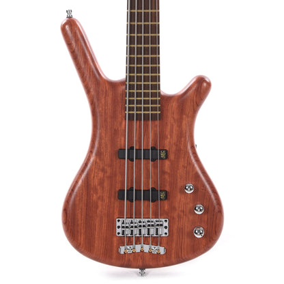 Warwick Pro Series Corvette Standard 5-String Active Bubinga Natural Transparent Satin Bass Guitars / 5-String or More