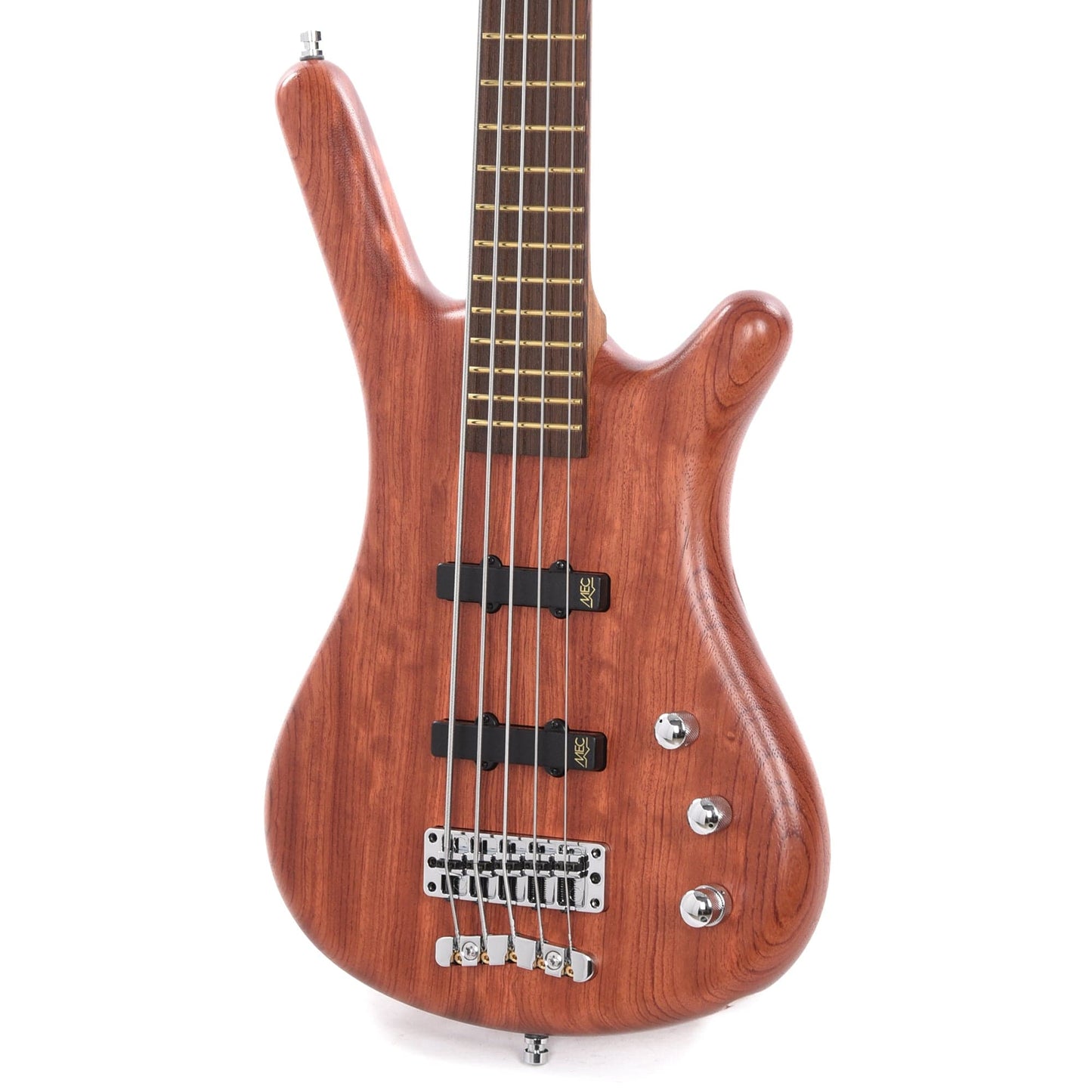 Warwick Pro Series Corvette Standard 5-String Active Bubinga Natural Transparent Satin Bass Guitars / 5-String or More