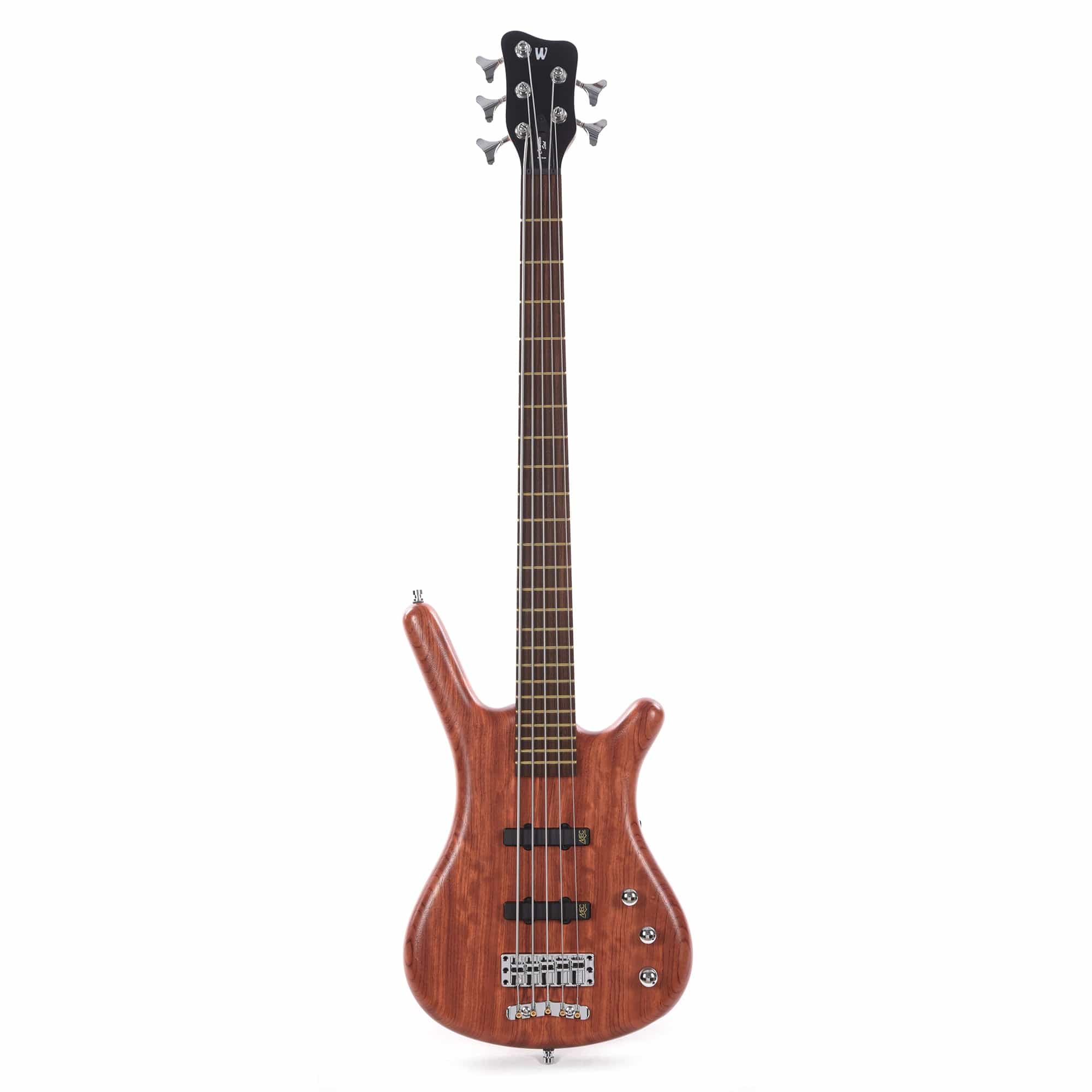 Warwick Pro Series Corvette Standard 5-String Active Bubinga Natural Transparent Satin Bass Guitars / 5-String or More