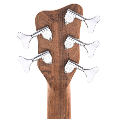 Warwick Pro Series Corvette Standard 5-String Active Bubinga Natural Transparent Satin Bass Guitars / 5-String or More