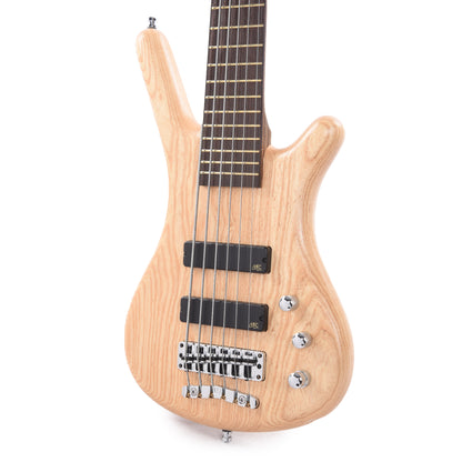 Warwick Pro Series Corvette Standard 6-String Active Ash Natural Transparent Satin Bass Guitars / 5-String or More
