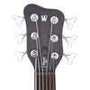 Warwick Pro Series Corvette Standard 6-String Active Bubinga Natural Transparent Satin Bass Guitars / 5-String or More
