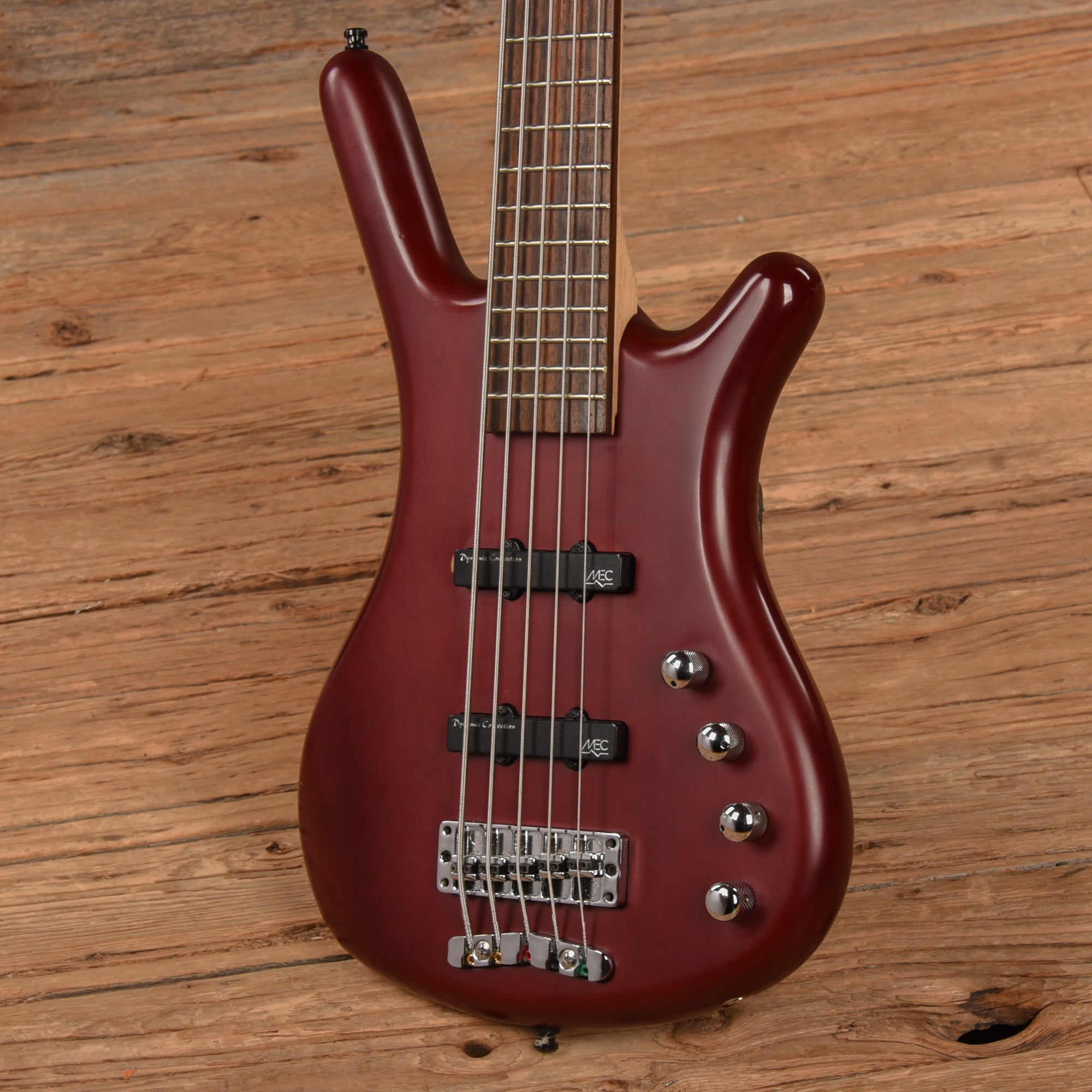 Warwick Rockbass Basic 5 Burgundy Red Transparent Bass Guitars / 5-String or More