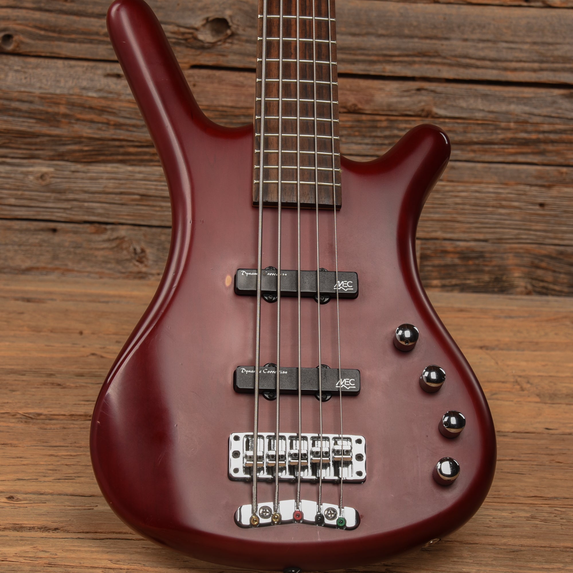 Warwick Rockbass Basic 5 Burgundy Red Transparent Bass Guitars / 5-String or More