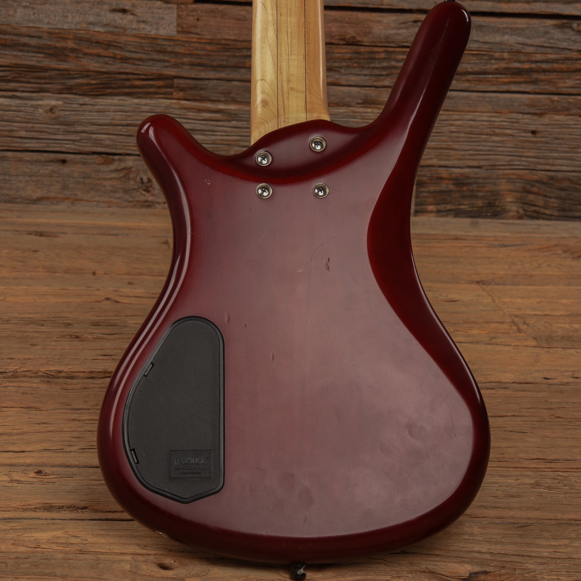 Warwick Rockbass Basic 5 Burgundy Red Transparent Bass Guitars / 5-String or More