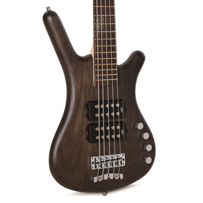 Warwick RockBass Corvette $$ 5-String Nirvana Black Transparent Satin Bass Guitars / 5-String or More