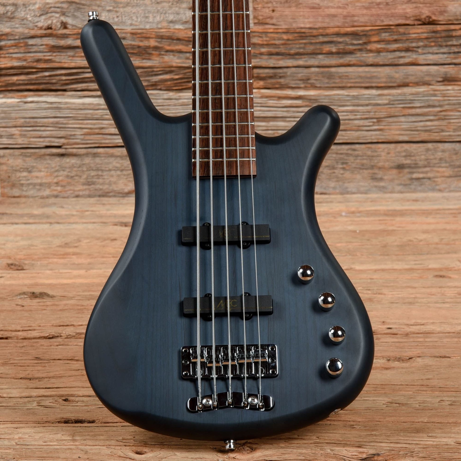 Warwick Rockbass Corvette Basic 5 Blue Bass Guitars / 5-String or More