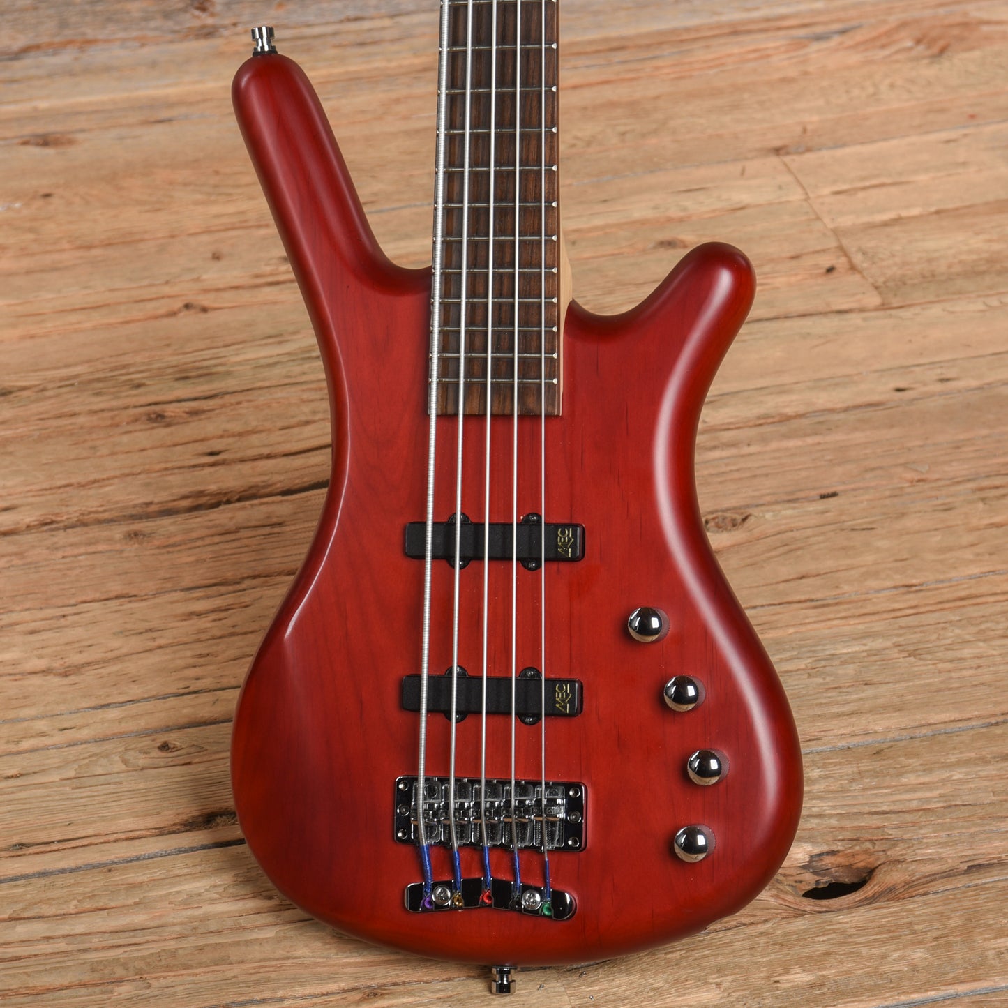 Warwick Rockbass Corvette Basic 5 Red Bass Guitars / 5-String or More