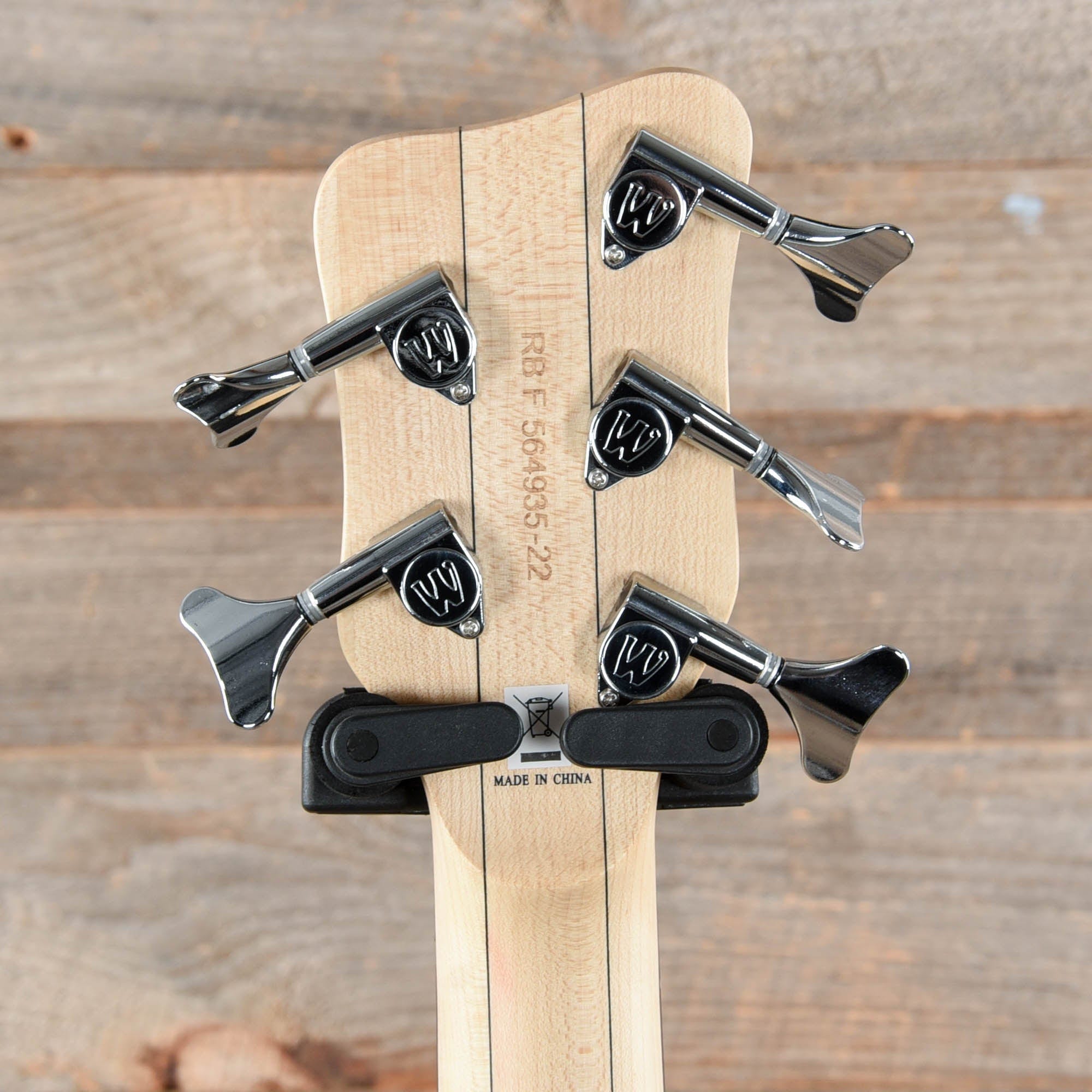 Warwick RockBass Corvette Multiscale 5-String Solid Black Satin Bass Guitars / 5-String or More