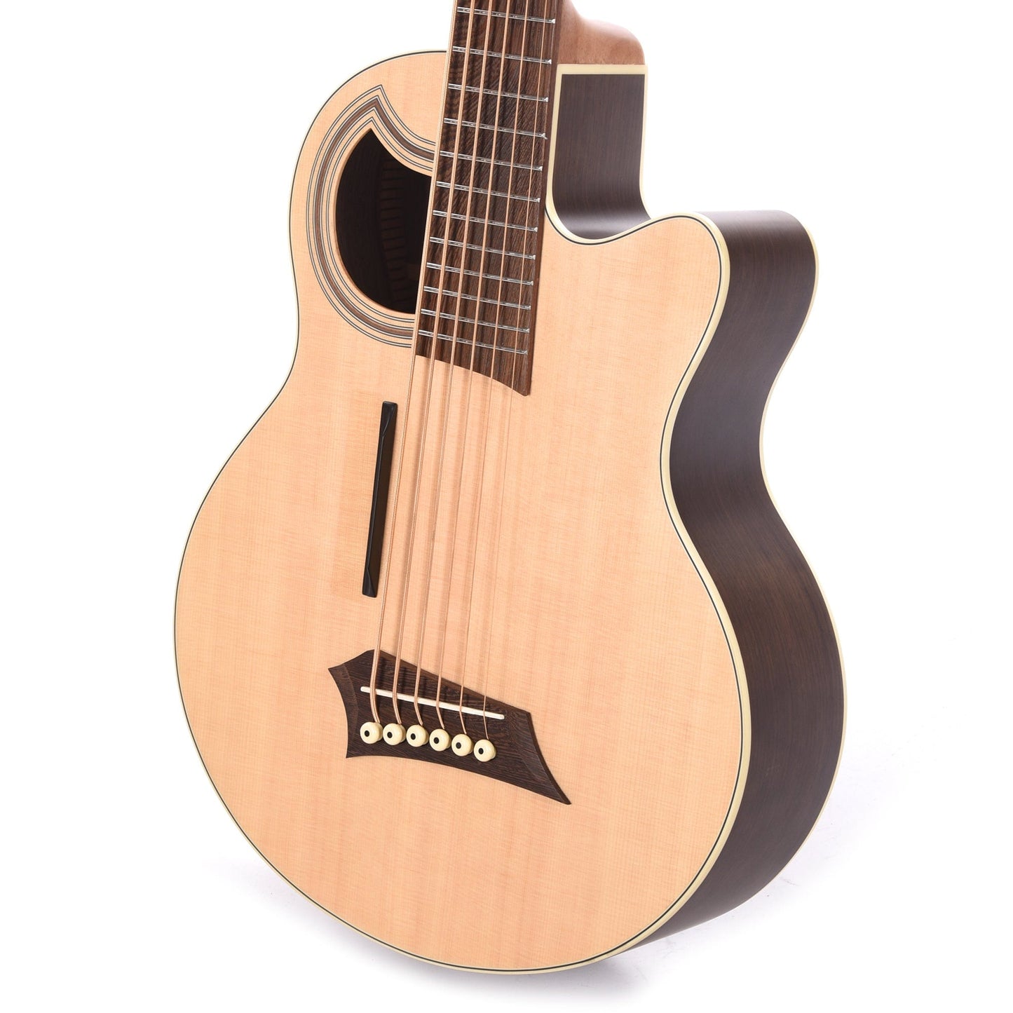 Warwick RockBass Alien Deluxe 6-String Natural Transparent Satin Bass Guitars / Acoustic Bass Guitars