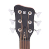 Warwick RockBass Alien Deluxe 6-String Natural Transparent Satin Bass Guitars / Acoustic Bass Guitars