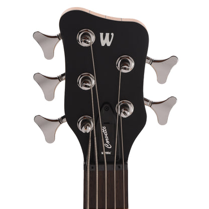 Warwick RockBass Corvette Premiuim 5-String Bass Natural Transparent High Polish Bass Guitars