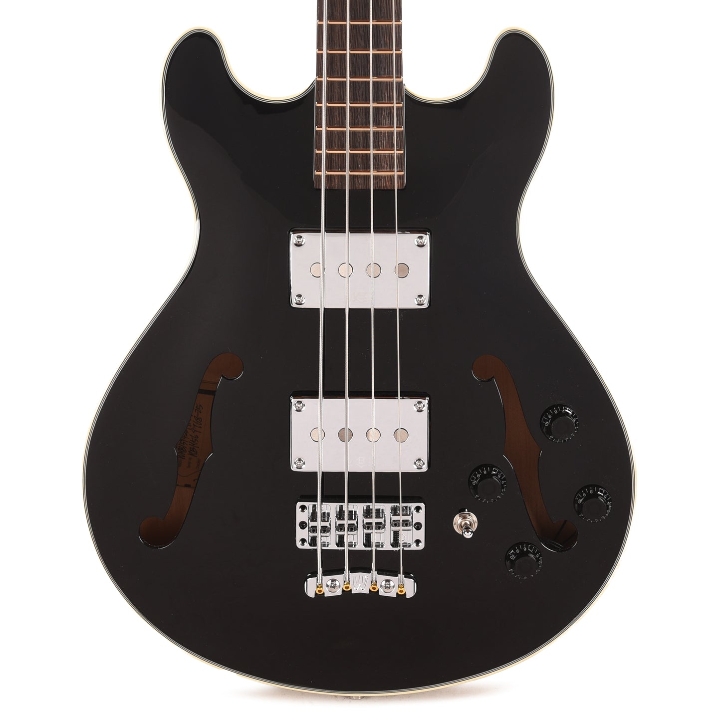 Warwick RockBass Star Bass 4-String Black Solid High Polish Bass Guitars