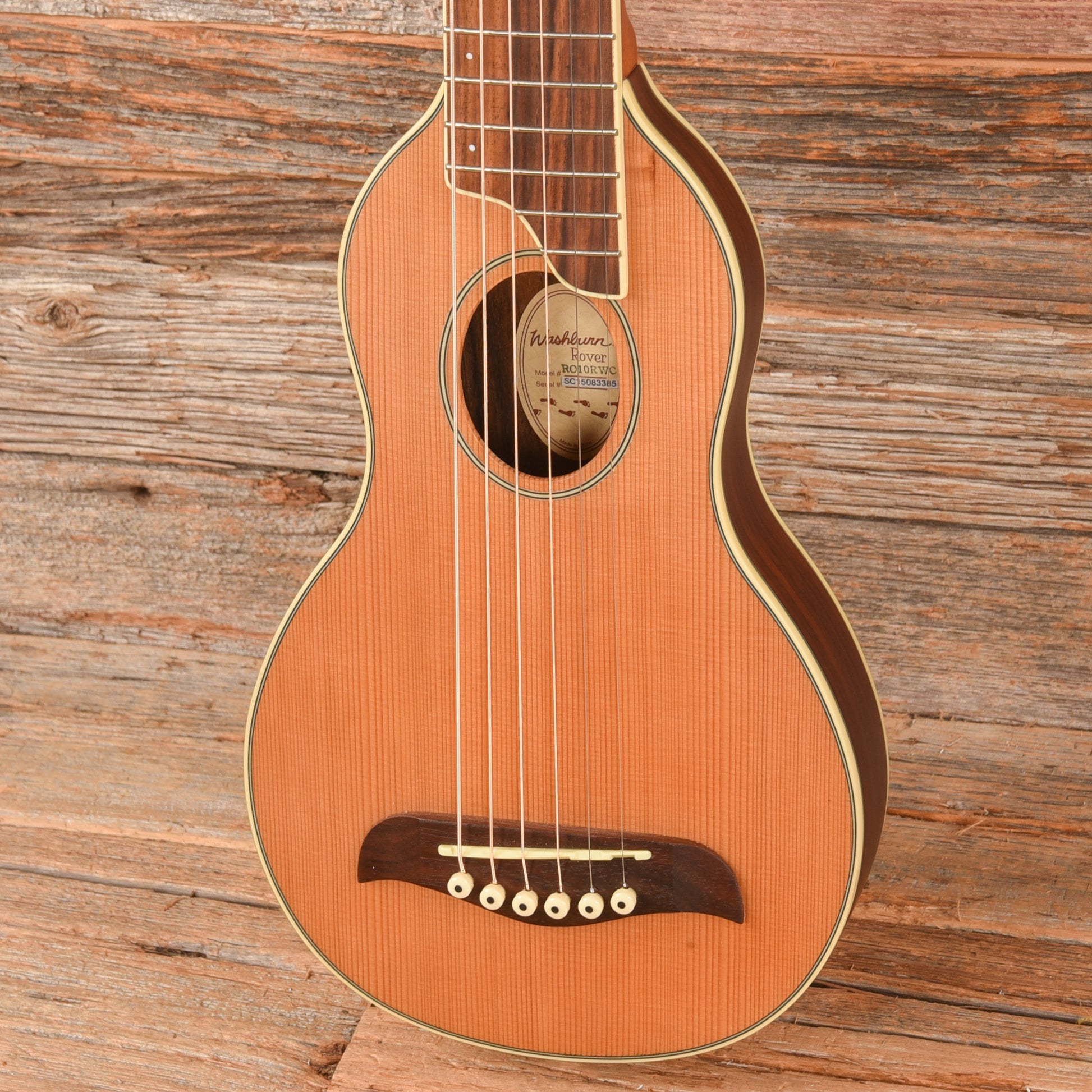 Washburn Rover Travel Acoustic Natural Acoustic Guitars / Mini/Travel