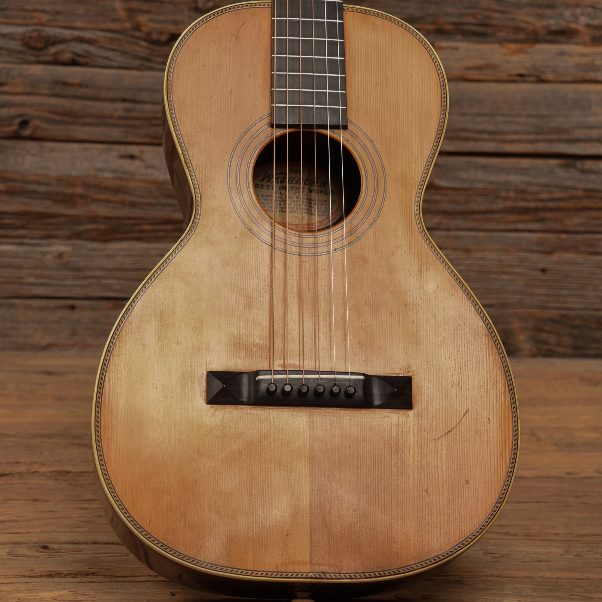 Washburn 115 Parlor Natural 1910 Acoustic Guitars / Parlor